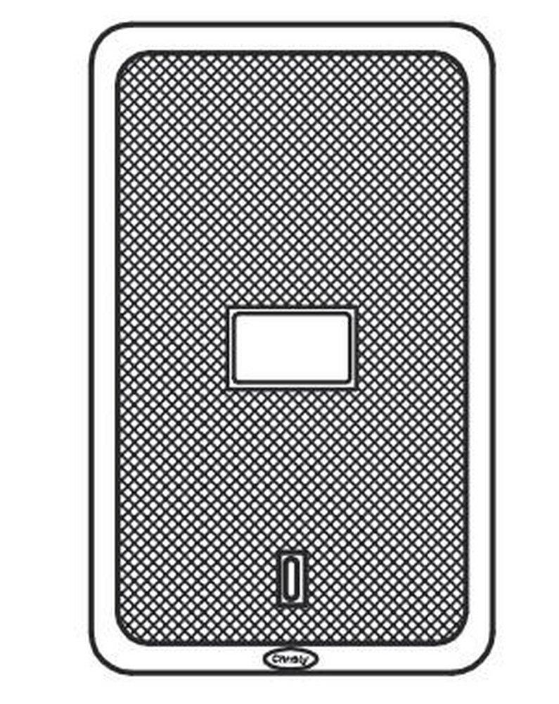 Christy Concrete Products 1-3/4 x 11-1/4 in. Cast Iron Water Meter Lid 