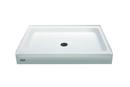 42 in. x 34 in. Shower Base with Center Drain in White