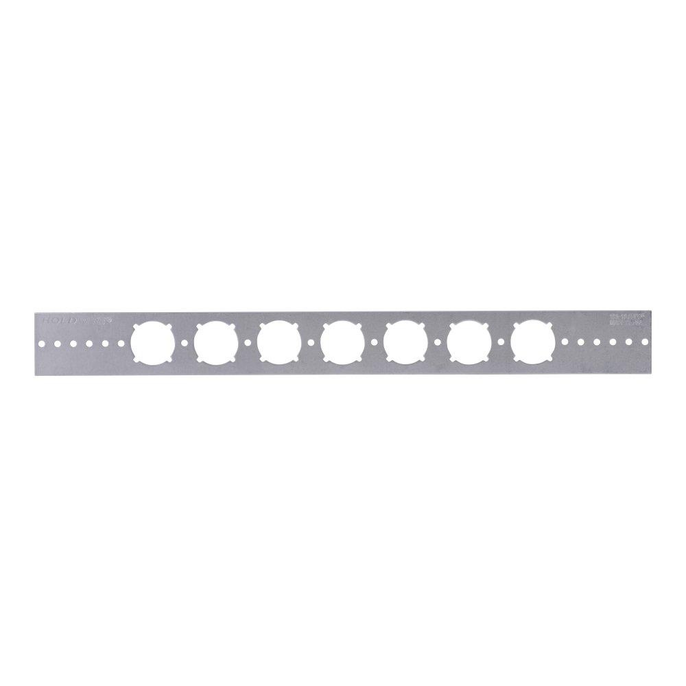 HoldRite™ Silver 25 lb. Steel Flat Bracket with Keyed Hole 
