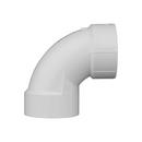 White PVC DWV 90° Elbow 