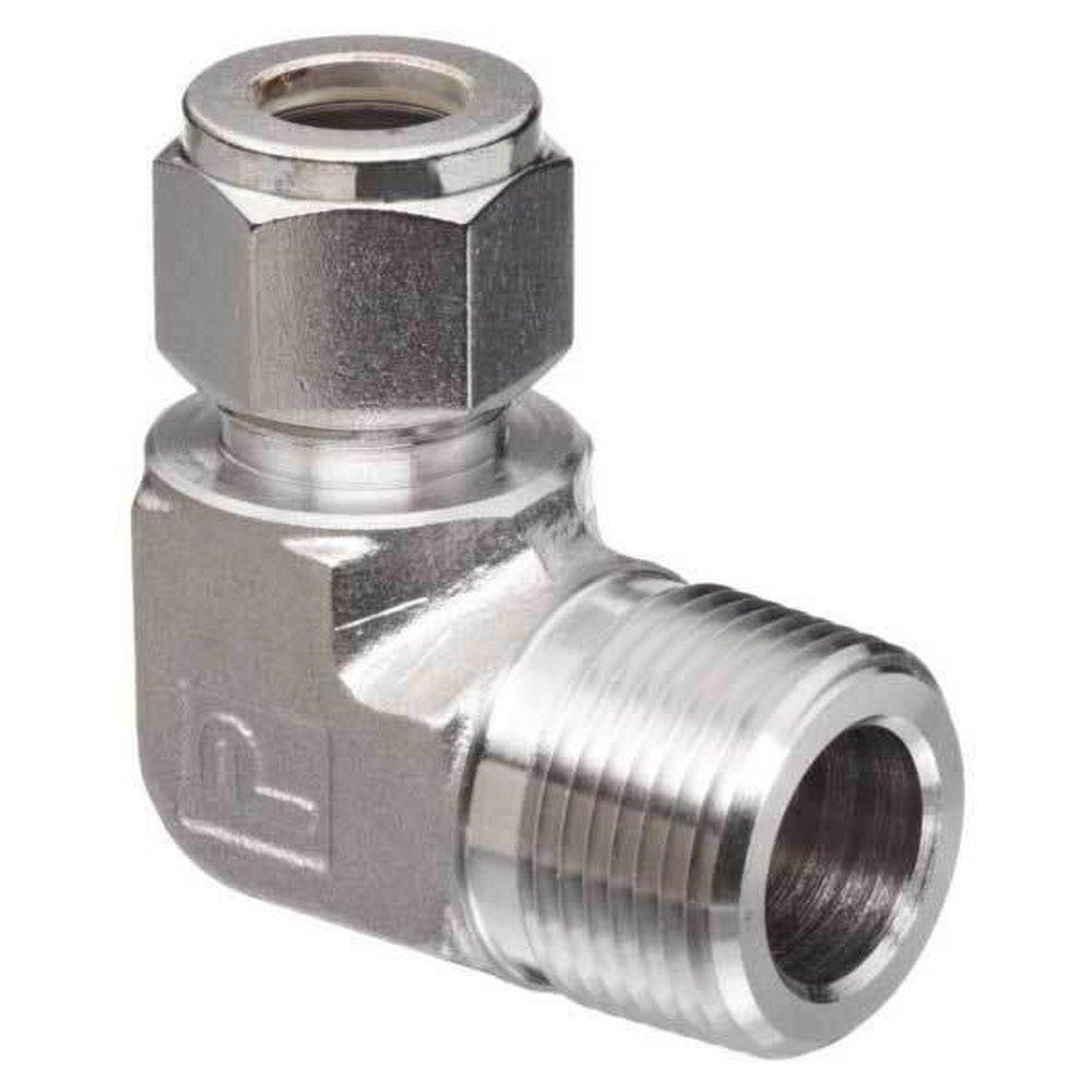 Parker Hannifin OD x NPT Male Stainless Steel 90 Degree Elbow 