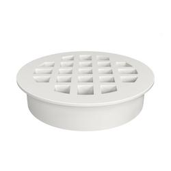 2 in. Push On Plastic White General Purpose Drain