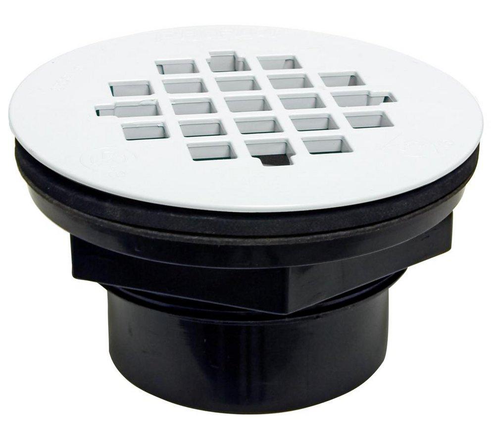 PROFLO&reg; 2 in. Push On Plastic Shower Drain 
