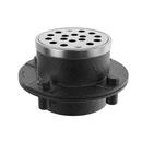 PROFLO&reg; Stainless Steel 2 in. Threaded Cast Iron Shower Drain 