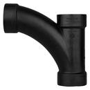 Black ABS DWV Combination Wye 