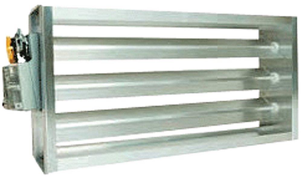 EWC Controls Motorized Damper Aluminum with Nylon Bearing 