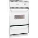 24 in. Natural Gas Multicolor Wall Oven with Broiler in White