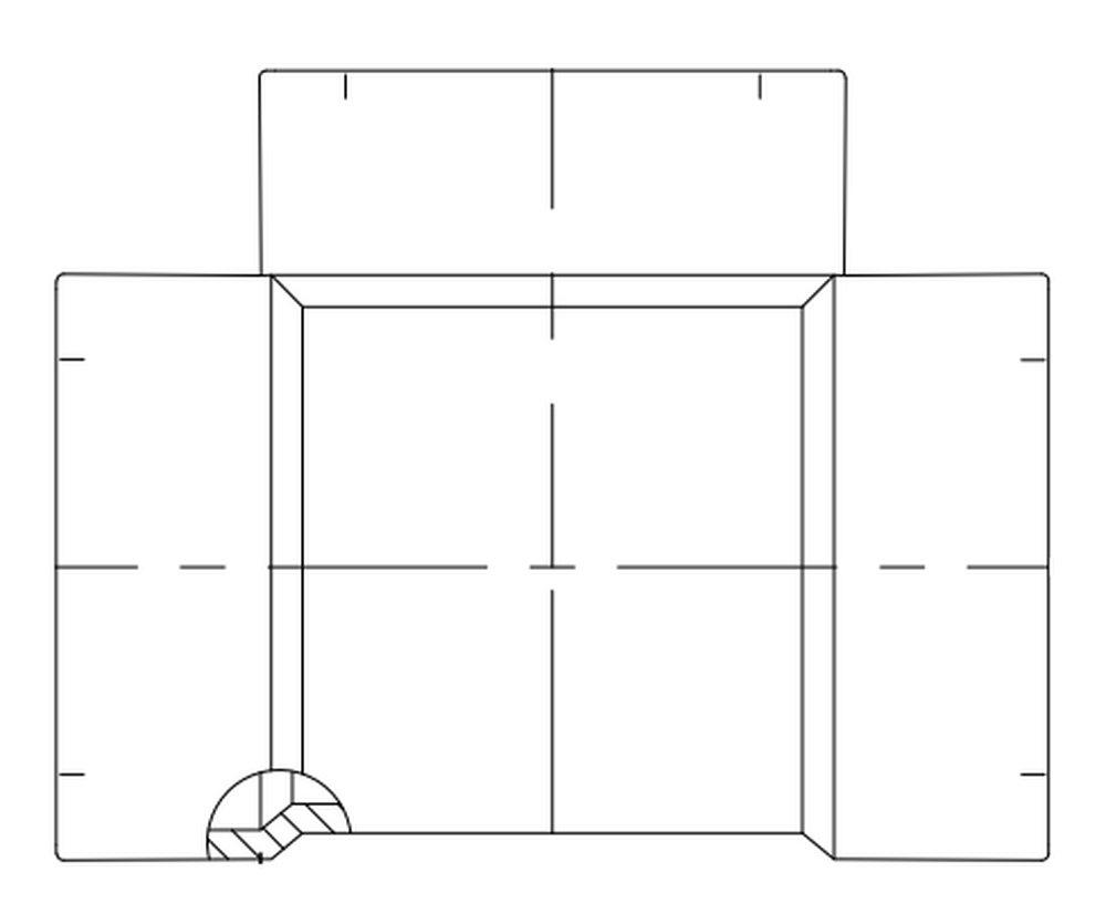 GPK Hub Straight, DWV and Street Schedule 40 PVC Tee 