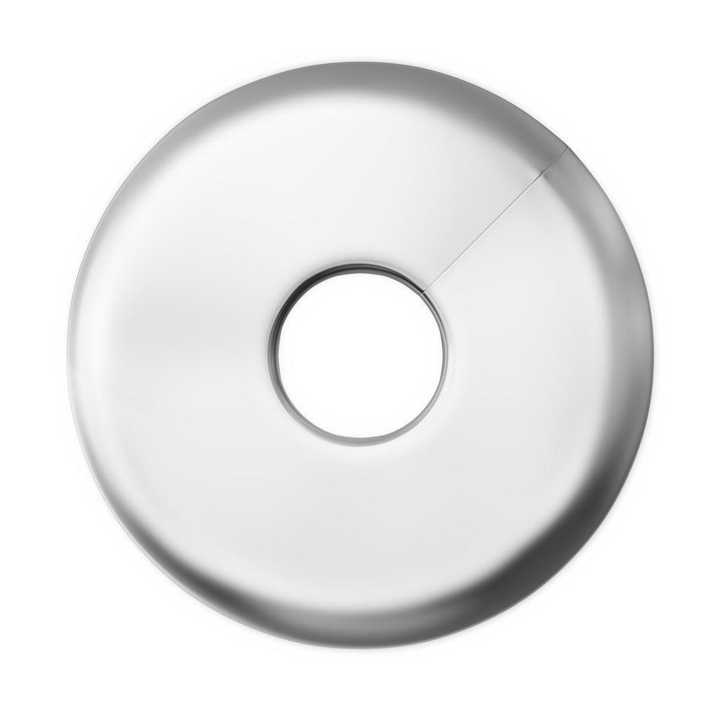 PROFLO&reg; Chrome 1/2 in. CTS Corrosion Proof Plastic Escutcheon 