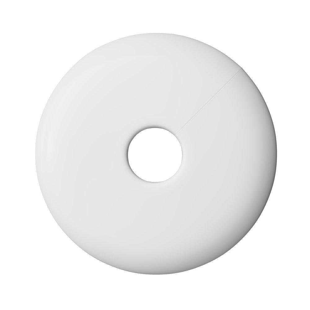 PROFLO&reg; White 1/2 in. Plastic Solid Escutcheon 