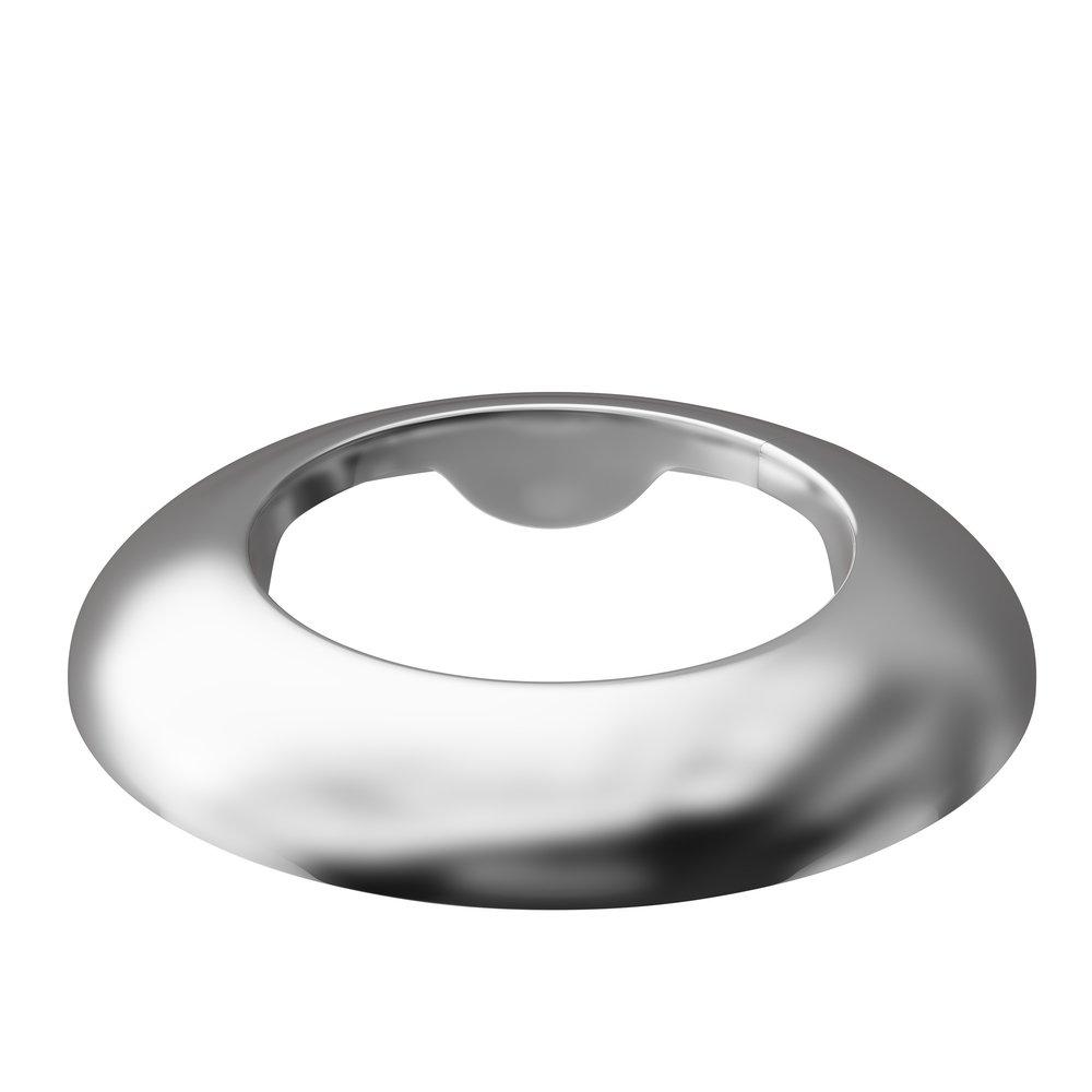 PROFLO® Chrome 1-1/2 in. Plastic Solid Escutcheon 