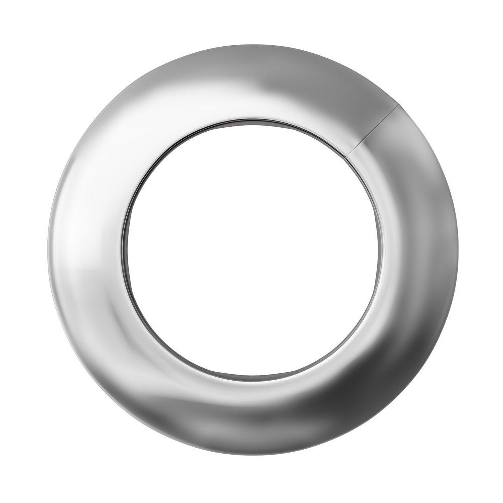 PROFLO® Chrome 1-1/2 in. Plastic Solid Escutcheon 