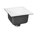 Zurn White Floor Mount Cast Iron Floor Sink 