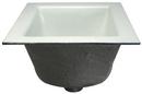 Zurn White Floor Mount Cast Iron Floor Sink 