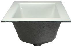 12 x 12 x 8-5/8 in. Floor Mount Cast Iron Floor Sink