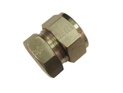 1/4 in. OD Tube 316 Stainless Steel Double Cap