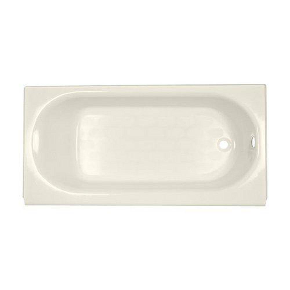 American Standard Linen 60 x 30 in. Soaker Alcove Bathtub Right Drain 