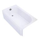60 x 36 in. Bathtub with Left-Hand Drain in White
