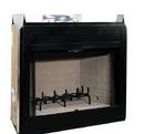 36 in. Circuit Louvered Face Wood Fireplace with Insulation