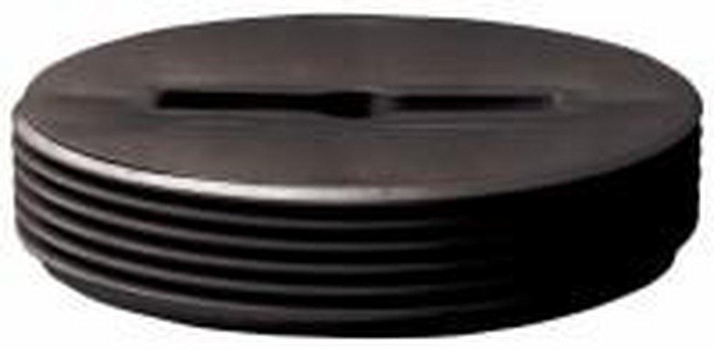 1-1/2 Black FLUSH PLUG L/ BRS INS 