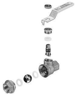 1/4 in. Brass Full Port Threaded 600# Ball Valve