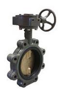 18 in. Cast Iron EPDM Gear Operator Handle Butterfly Valve