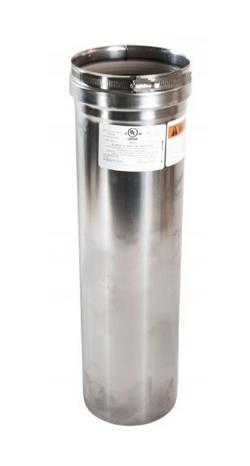 4 in. X 1 ft. Zvent Gas Vent Pipe