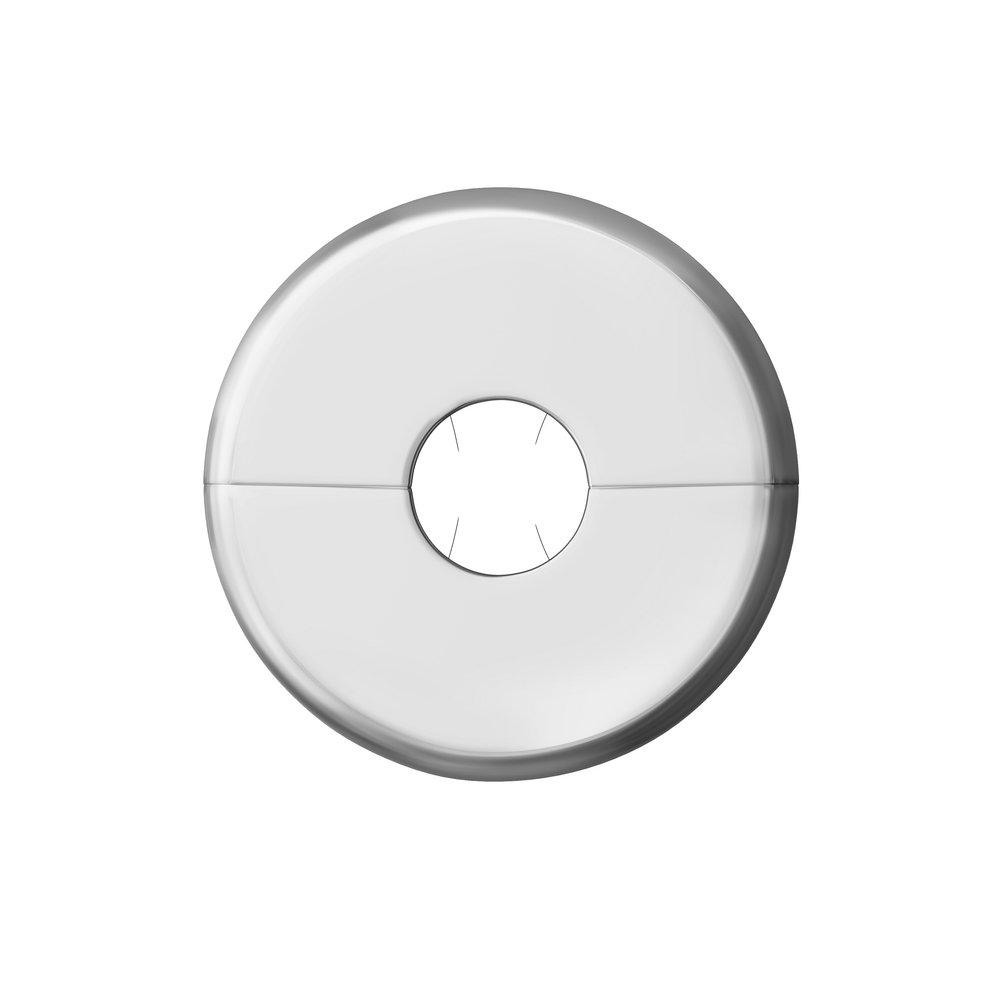 Jones Stephens Chrome Plated Steel Escutcheon in Chrome Plated 