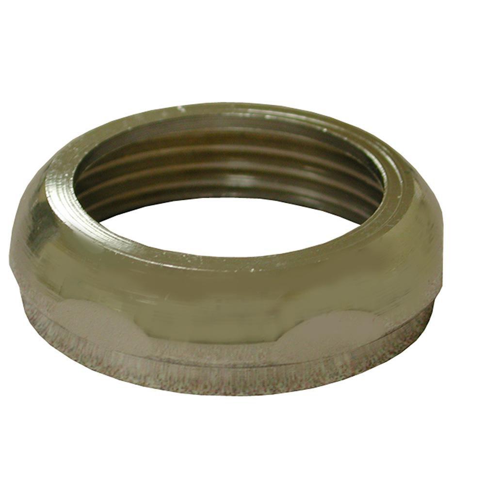 Jones Stephens Chrome Plated Brass Slip Joint Nut and Rubber Washer 