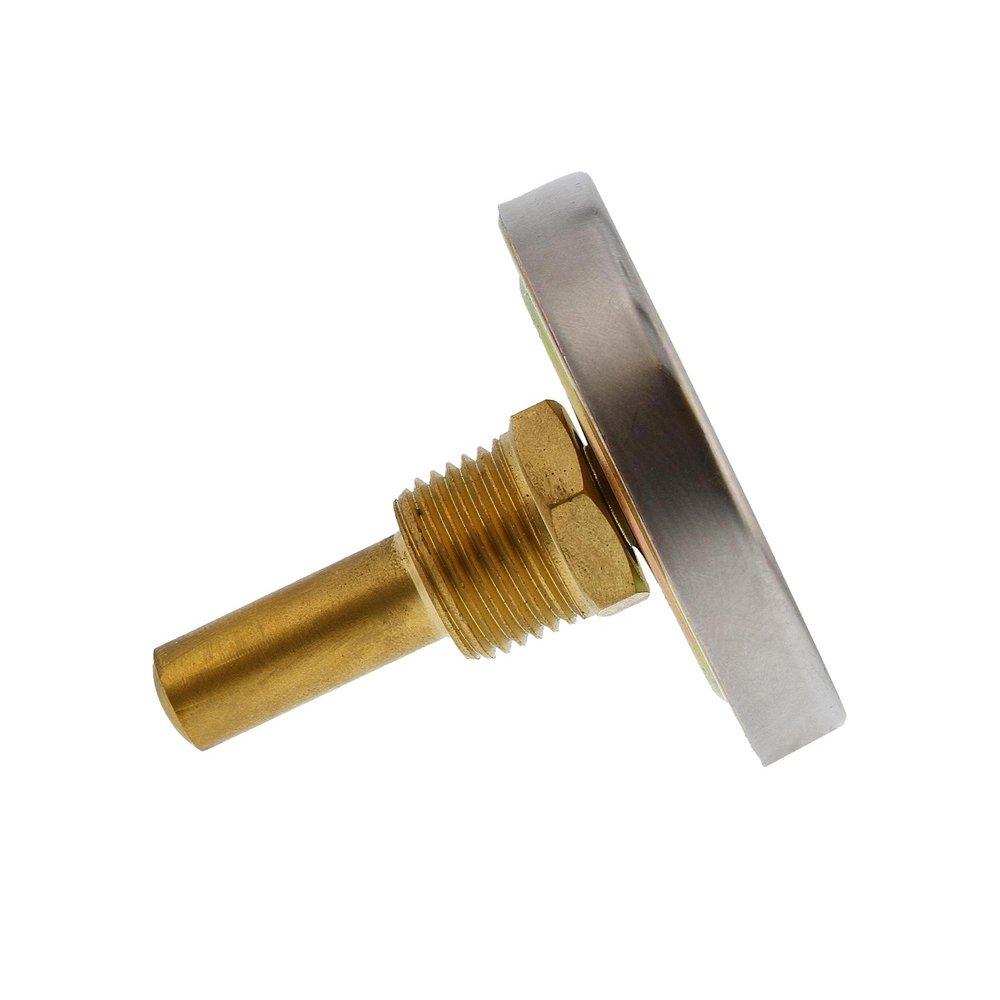 Jones Stephens 1/2 in. Dial Thermometer MIP Center Back Mount 
