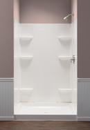 34 x 60 in. Thermoplas Shower Wall in White