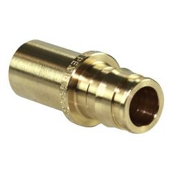 5/8 x 1/2 in. PEX x Copper Brass Fitting Adapter