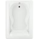 American Standard White 60 x 42 in. Soaker Drop-In Bathtub with Reversible Drain 