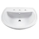 American Standard White Pedestal Vessel 