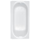 60 in. x 34 in. Soaker Alcove Bathtub with Left Drain in White