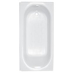 60 in. x 34 in. Soaker Alcove Bathtub with Left Drain in White