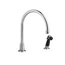 2.2 gpm 4-Hole Kitchen Faucet in Polished Chrome (Less Handle)
