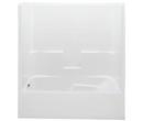 Aquatic White 72 x 37-1/4 in. Tub & Shower Unit 