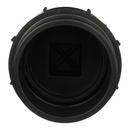 Black ABS DWV Fitting Cleanout Adapter with Plug 