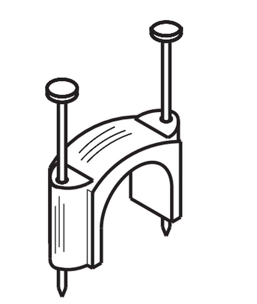 C & S Manufacturing Tan Copper and Plastic Pipe Strap 