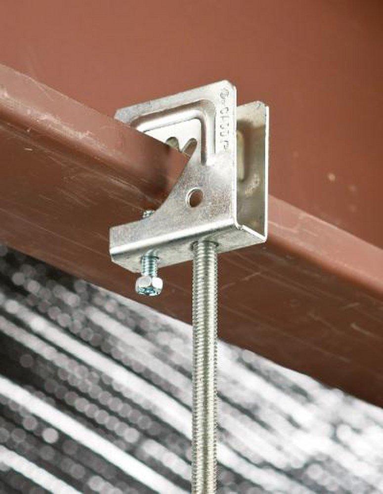 nVent CADDY 200 lb. Electrogalvanized Steel Multi-Flag Swivel Beam Clamp 