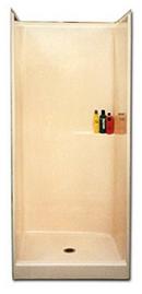 Warm Rain White 36 x 36 x 79-1/2 in. Alcove Shower Unit 