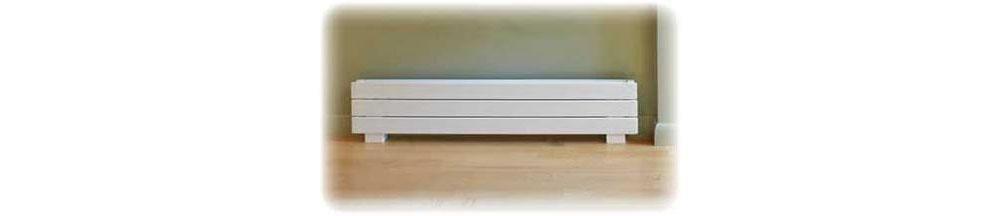 Runtal North America White 2310 BTU Complete Baseboard Unit in White 9 in. Steel 