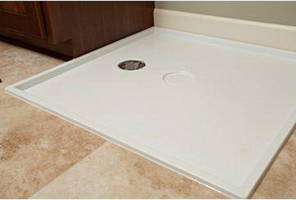 George K. Granse White Plastic Water Heater Pan 