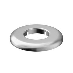 3 in. Plastic Flexible IPS Floor/Ceiling Plate Escutcheon in Chrome Plated