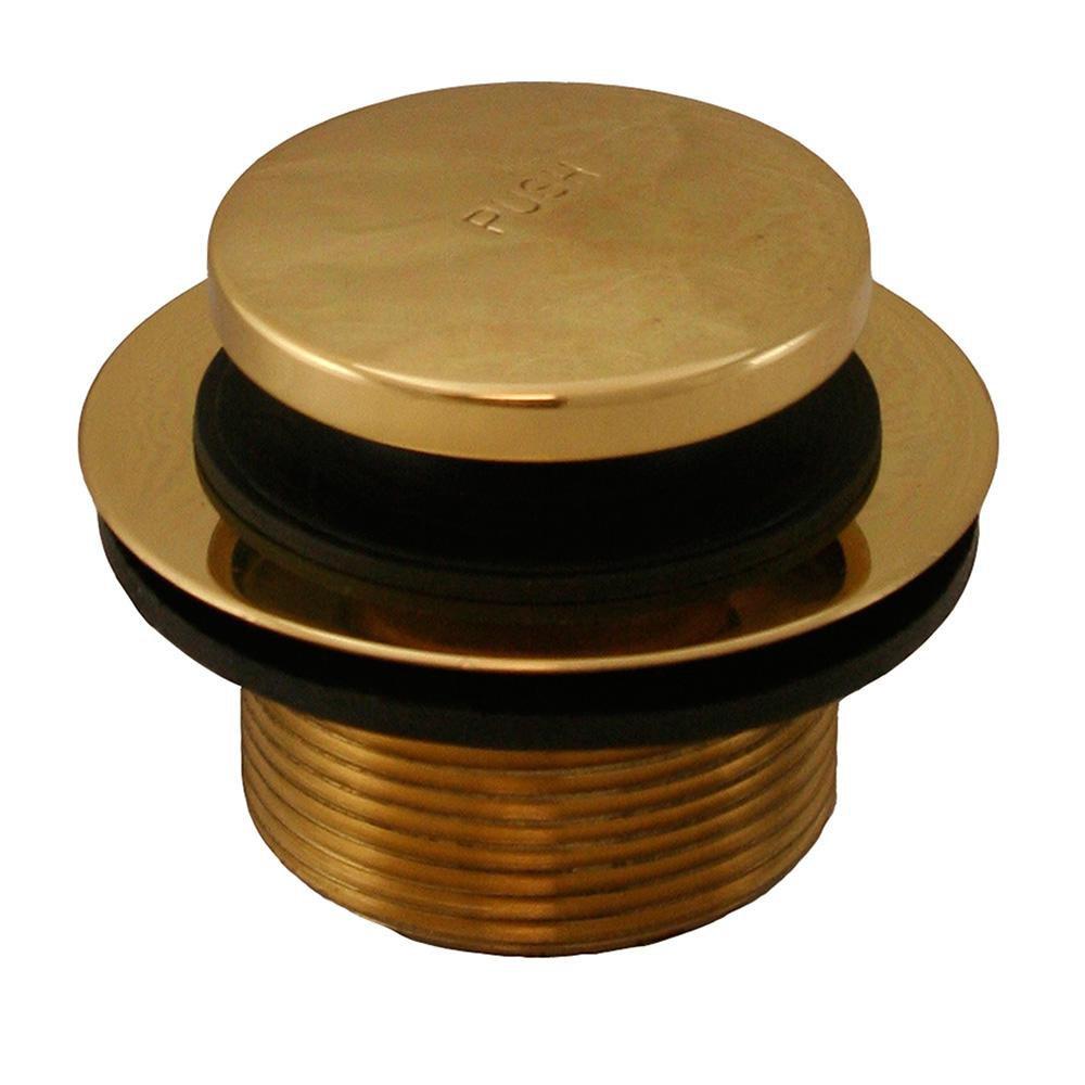 Jones Stephens Polished Brass Toe-Tap Drain 