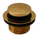 Jones Stephens Polished Brass Toe-Tap Drain 