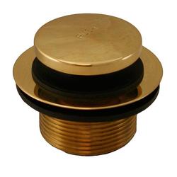 Toe-Tap Drain in Polished Brass - PVD