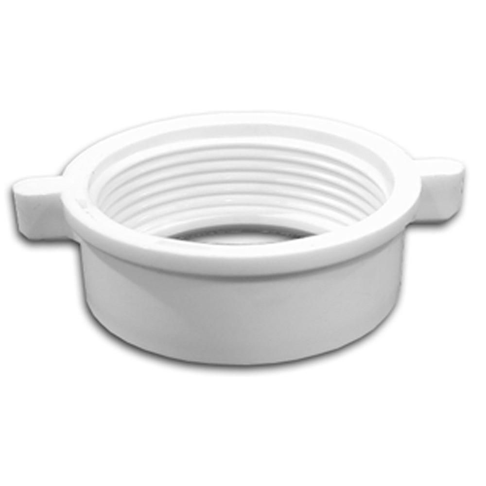 Jones Stephens White Plastic Slip-Joint Nut 