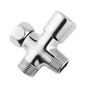 Hansgrohe Polished Chrome 1/2 x 8-27/100 in. Threaded Brass Diverter 
